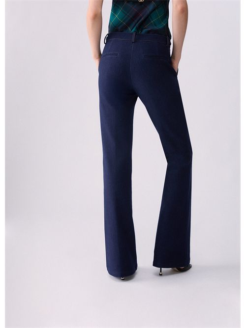 Jeans bootcut con dettaglio chain LIU JO | UF6080D0368/77000